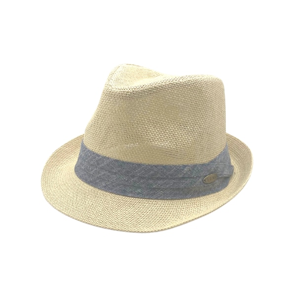 Classic Style Fedora Hats with 3-Pleated Cotton Band for Men and Women