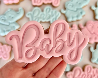 Gender Reveal Party Biscuits / Baby Shower / Gifts / Cookies / Favours