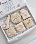 Personalised New Home Biscuits, Moving home Gift Box, Home Cookies