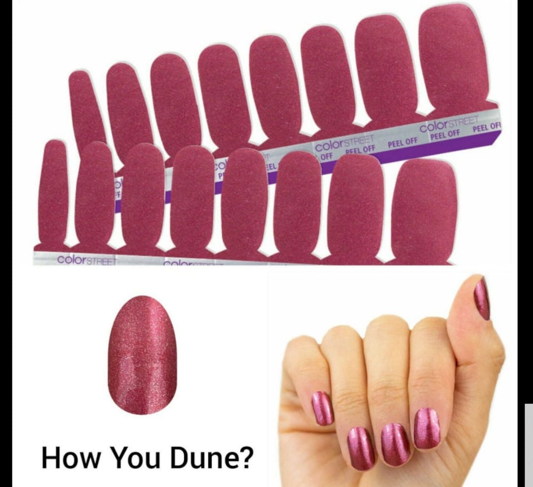How You Dune Color Street Nail Strips 100% Real Nail - Etsy