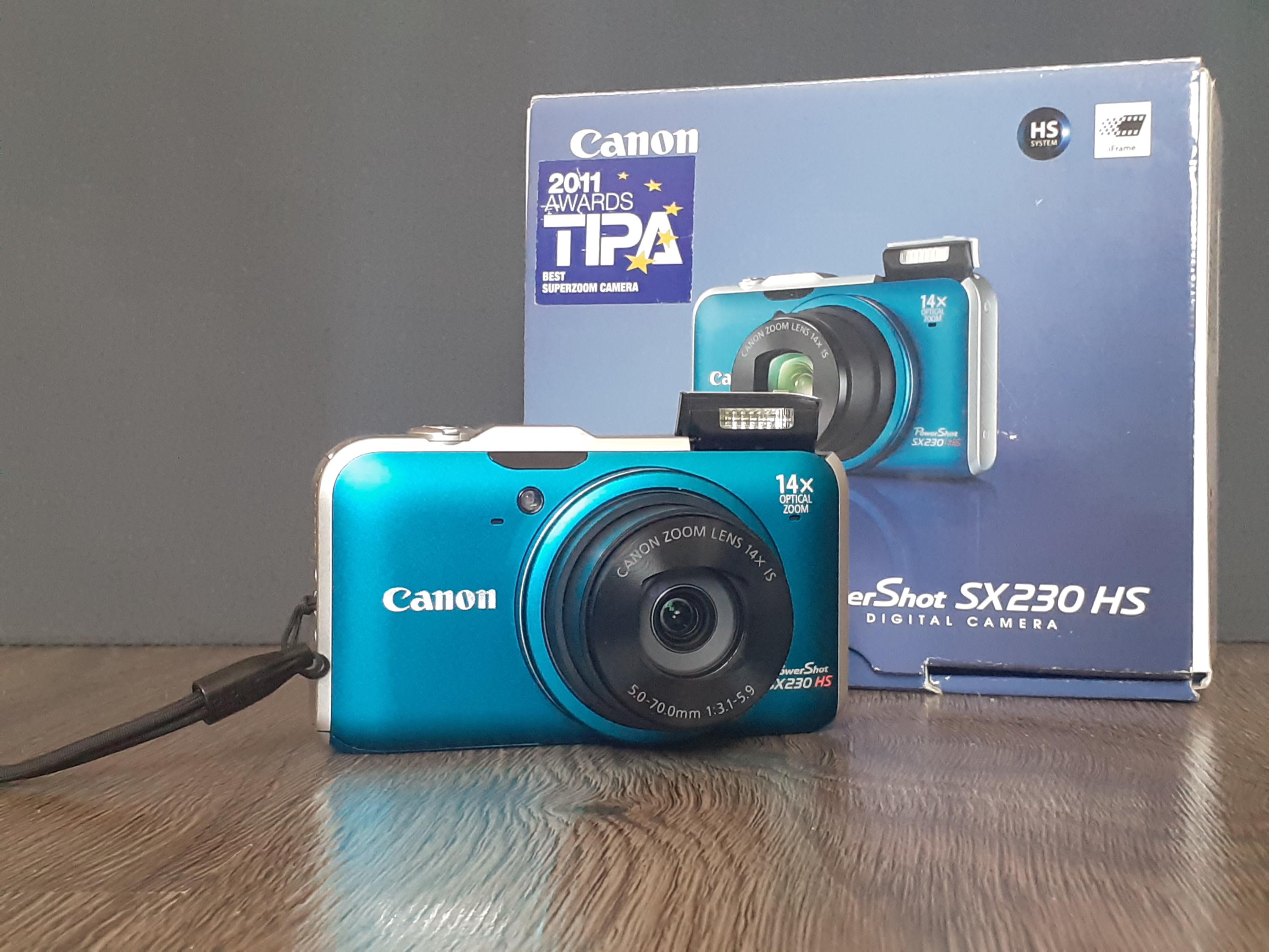 Compact Digital Camera Canon Powershot SX230 HS Blue, 12.1MP, 14x