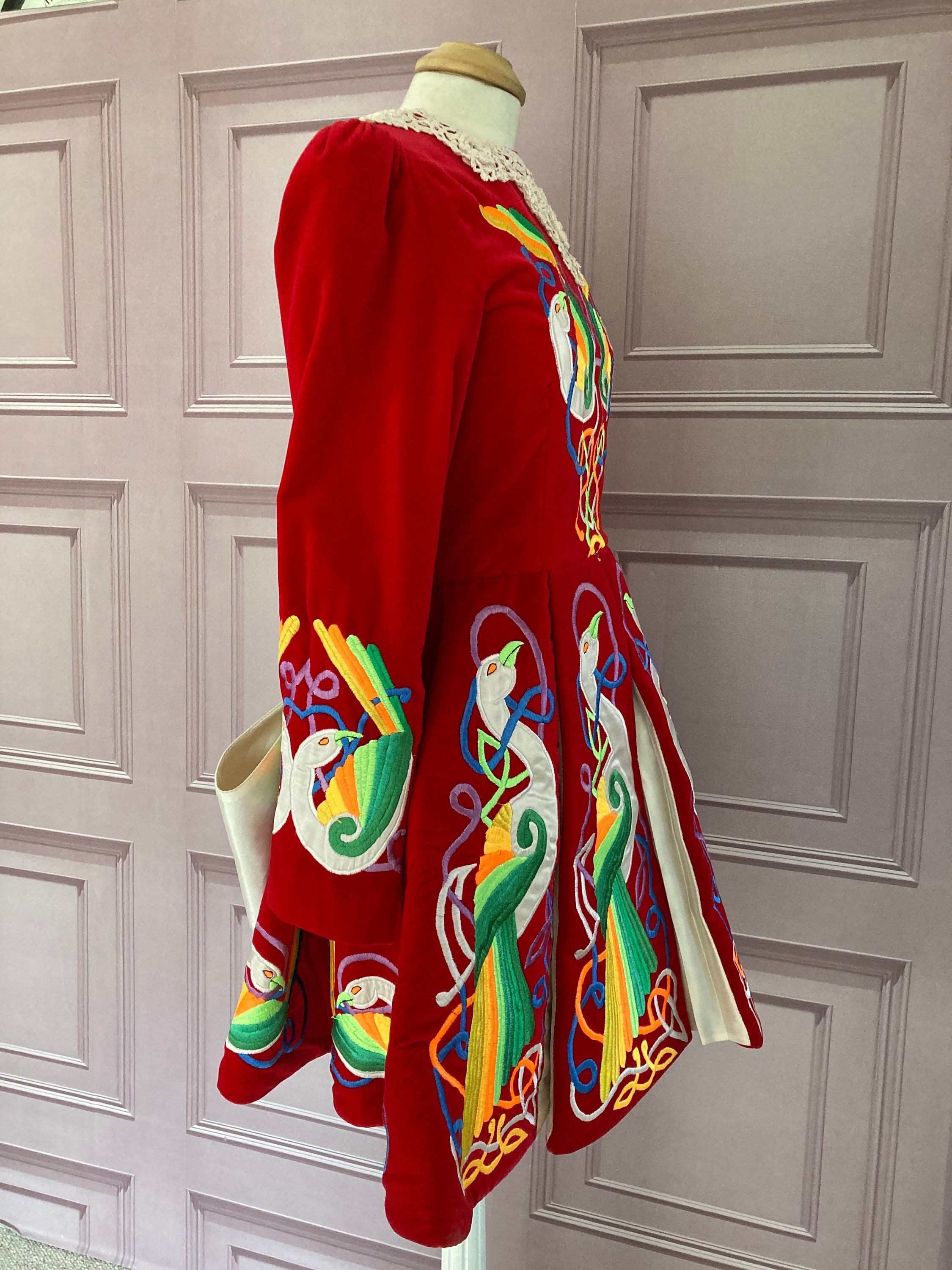 Irish dance dress embroidery designs discount