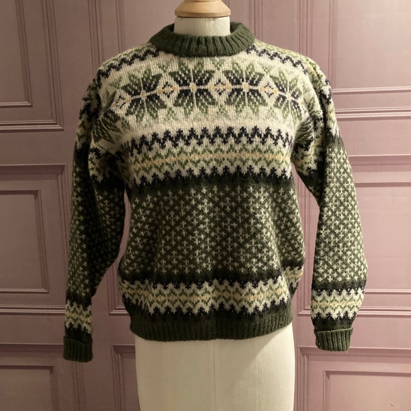 Fair Isle Jumper - Etsy UK