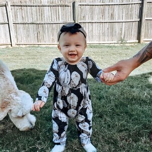 Matching cat top and baby outfits