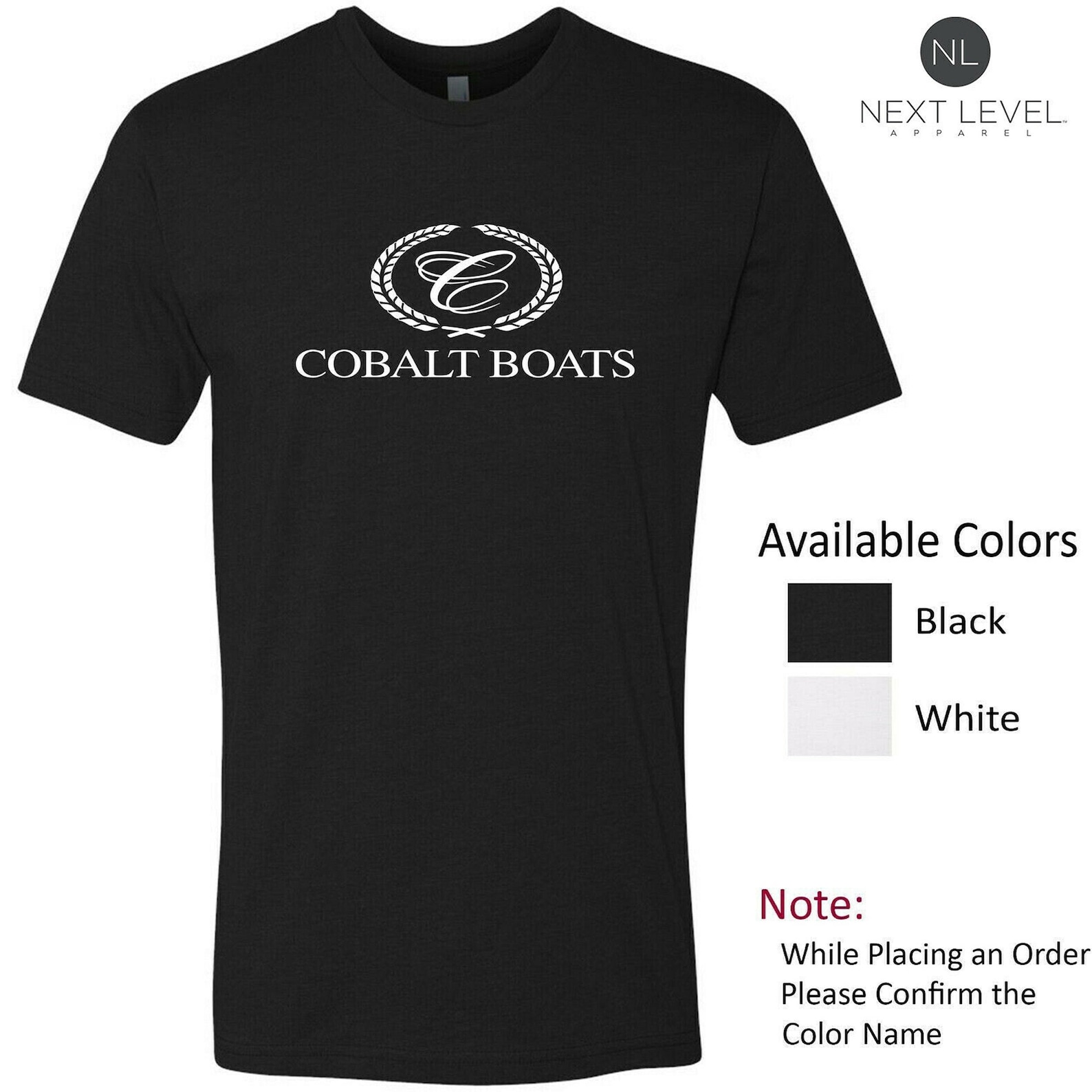 Cobalt Boats Logo Printed Tshirt Short Sleeve Unisex Next Etsy