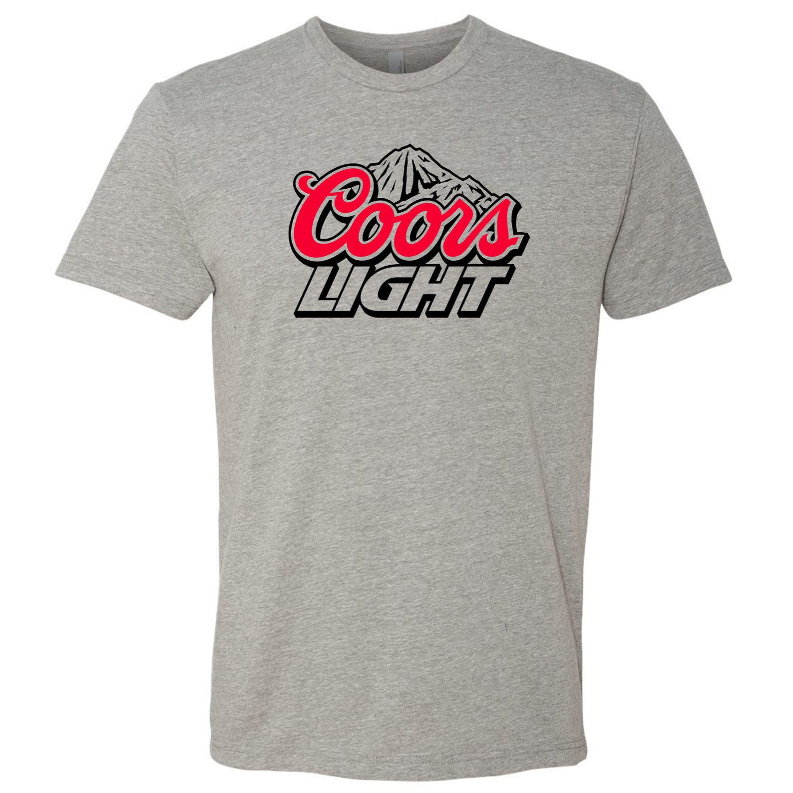 Coors Light Logo Printed TShirt Premium Short Sleeves Unisex Etsy