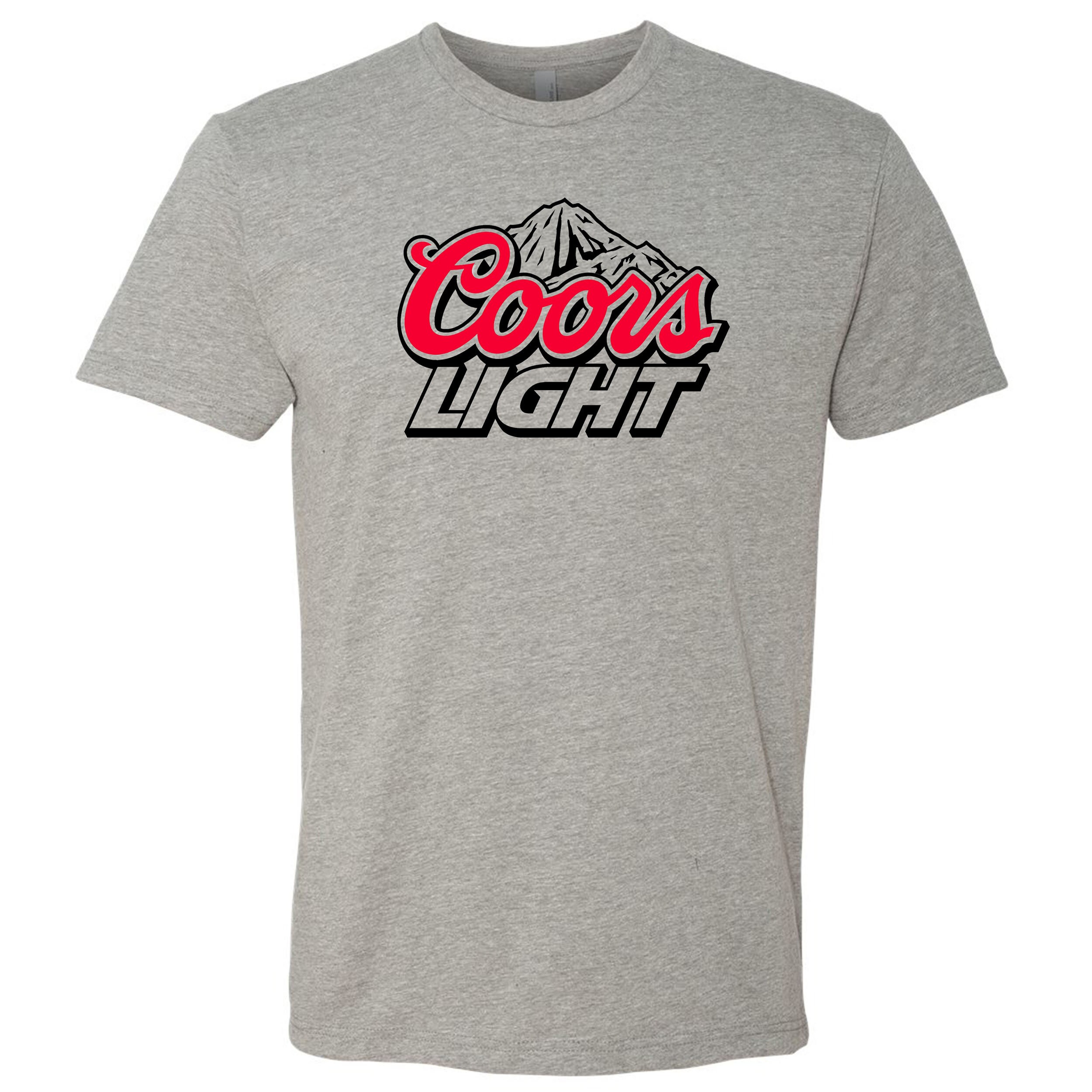 Coors Light Logo Printed TShirt Premium Short Sleeves Unisex Etsy