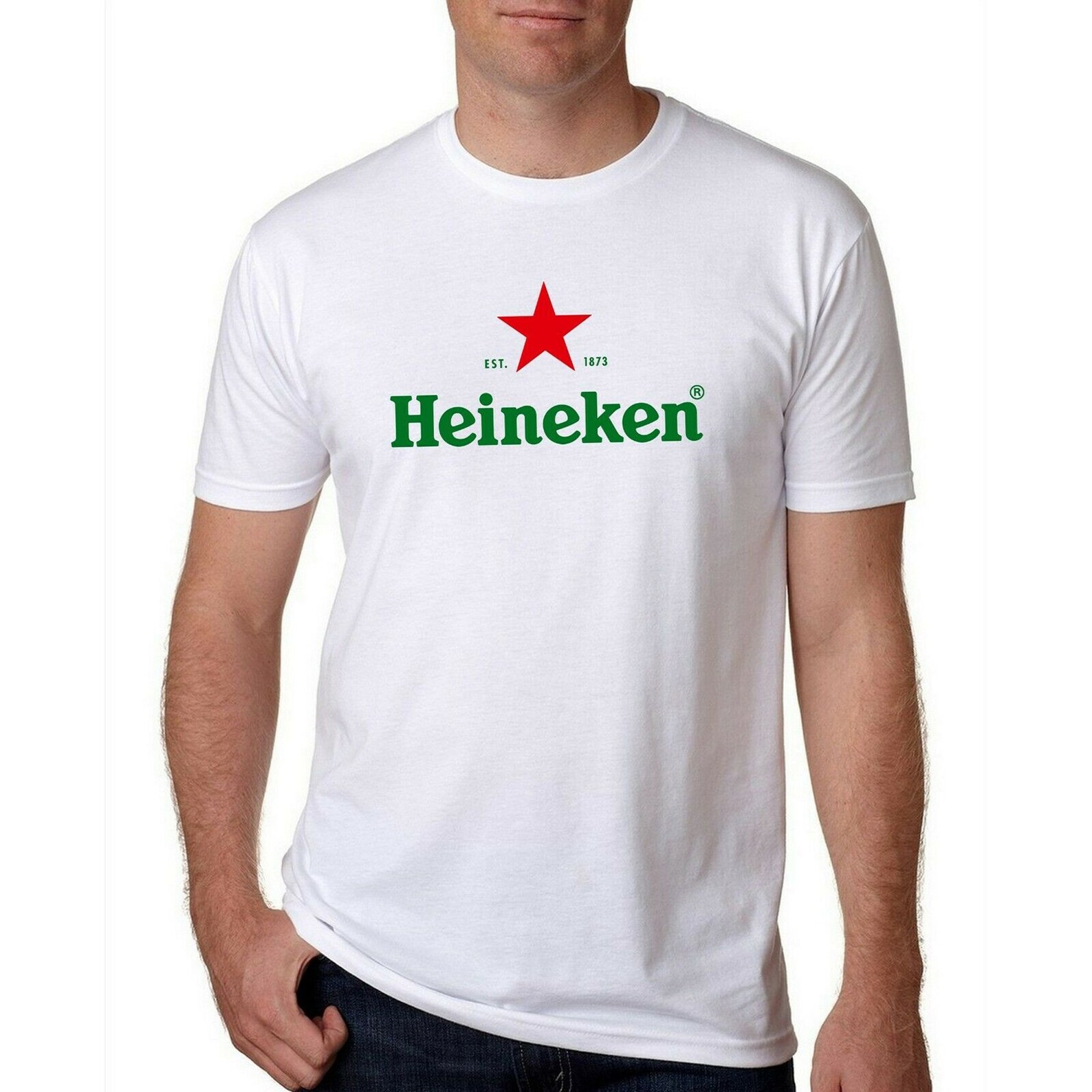 Heineken Beer Logo Printed TShirt Super Soft Next Level Etsy