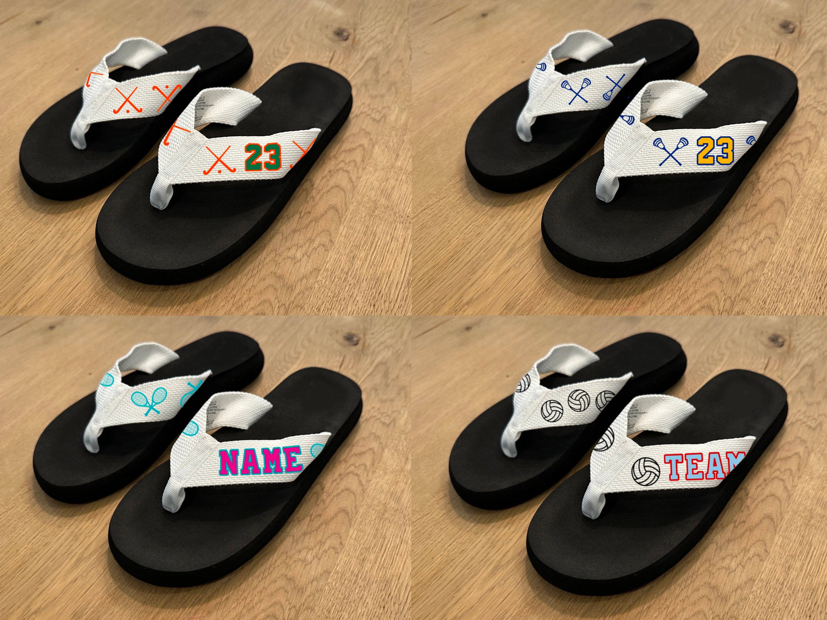 personalized flip flops wholesale