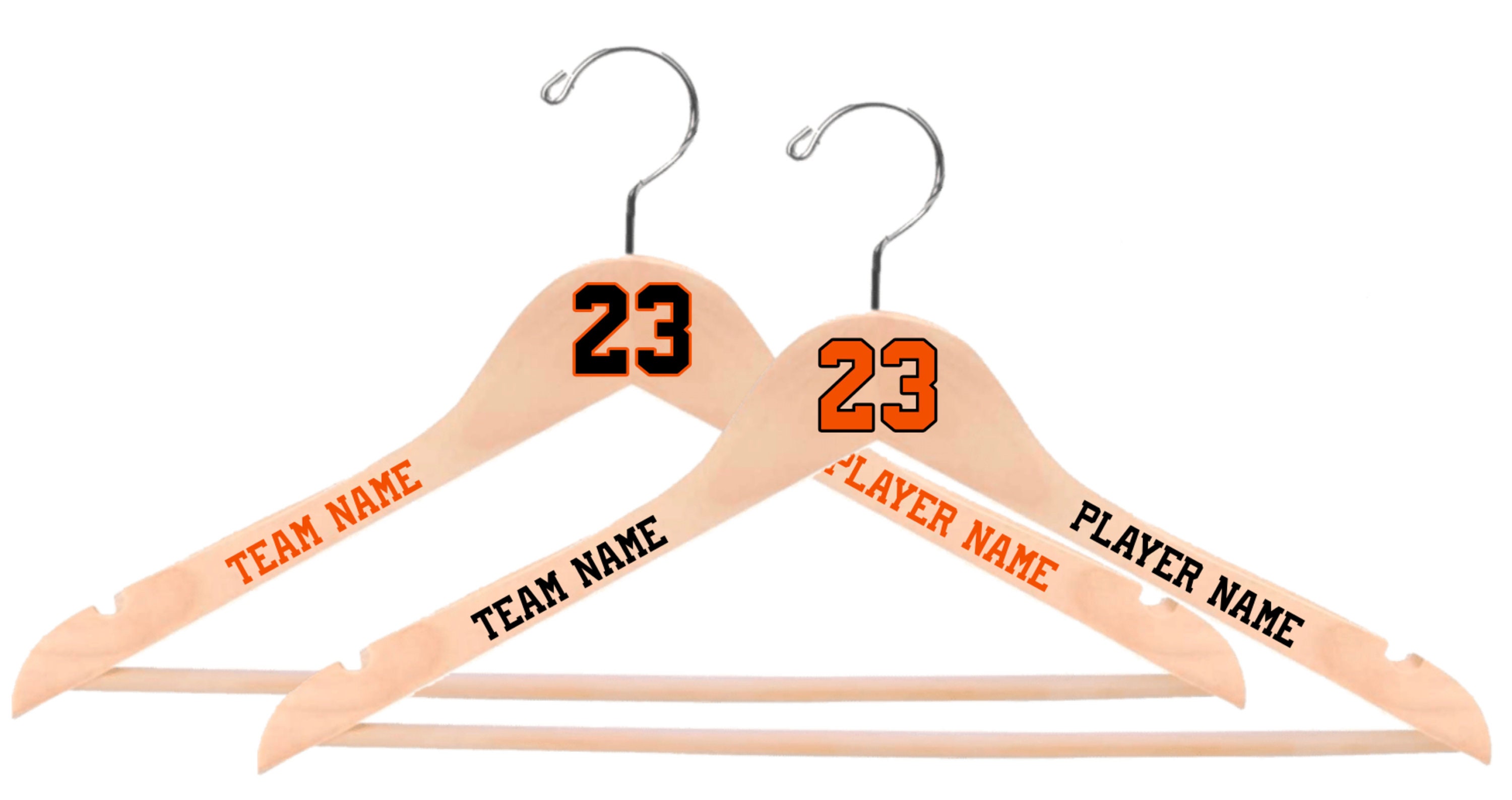 Hockey Jersey Hangers. Personalized Hangers With Your Name Etsy