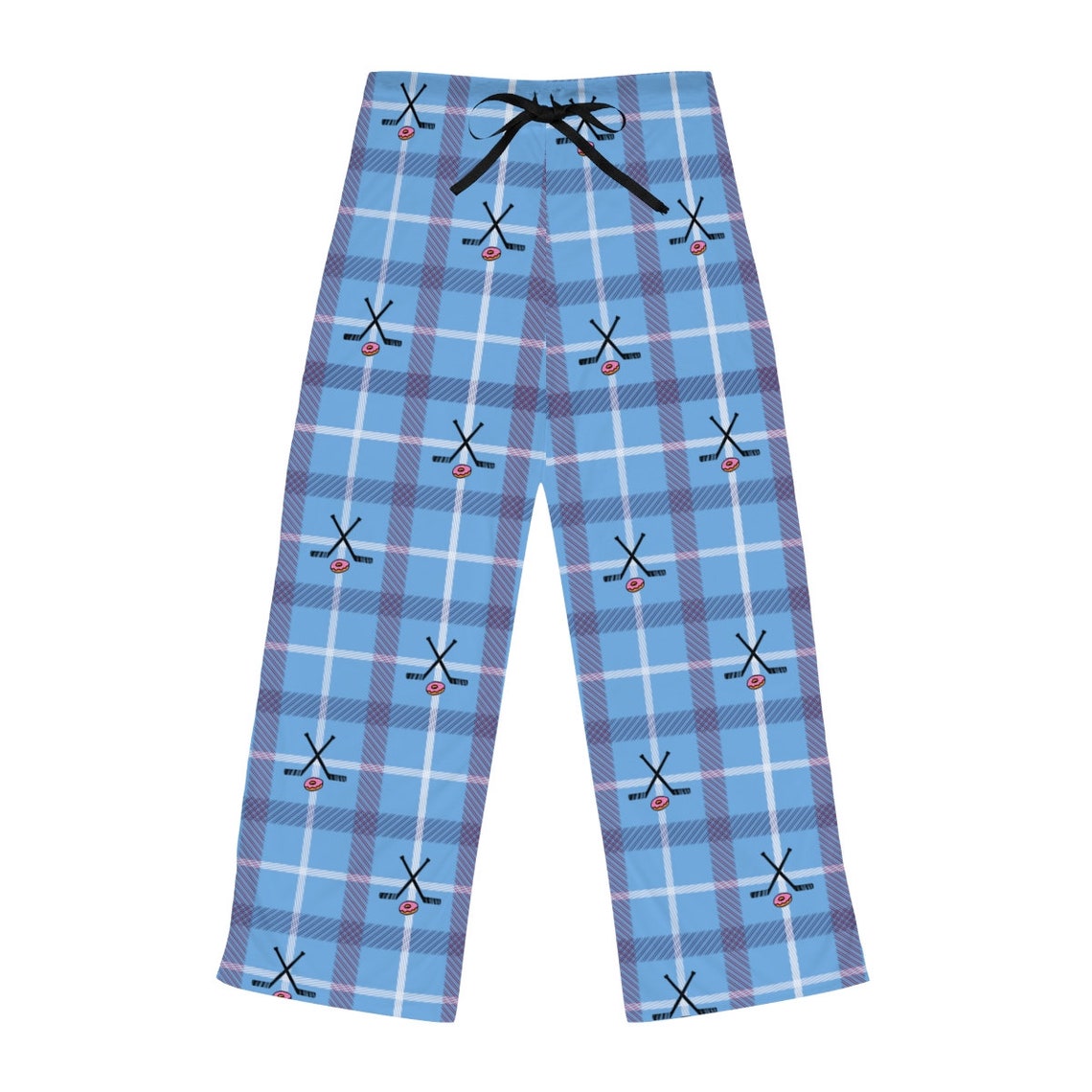 Hockey and Donuts Pajama Pants Hockey Pajama Pants Hockey PJ Etsy