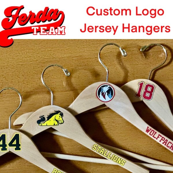 Custom Logo Hangers Etsy