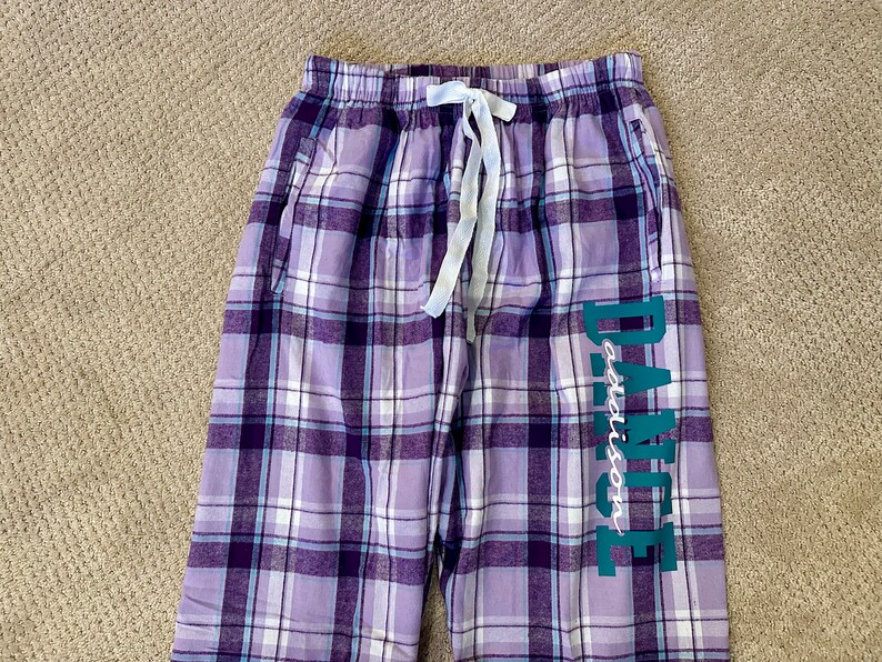 Flannel Pants Kids Black White Flannel Gommet Cago Pocket Lounge
