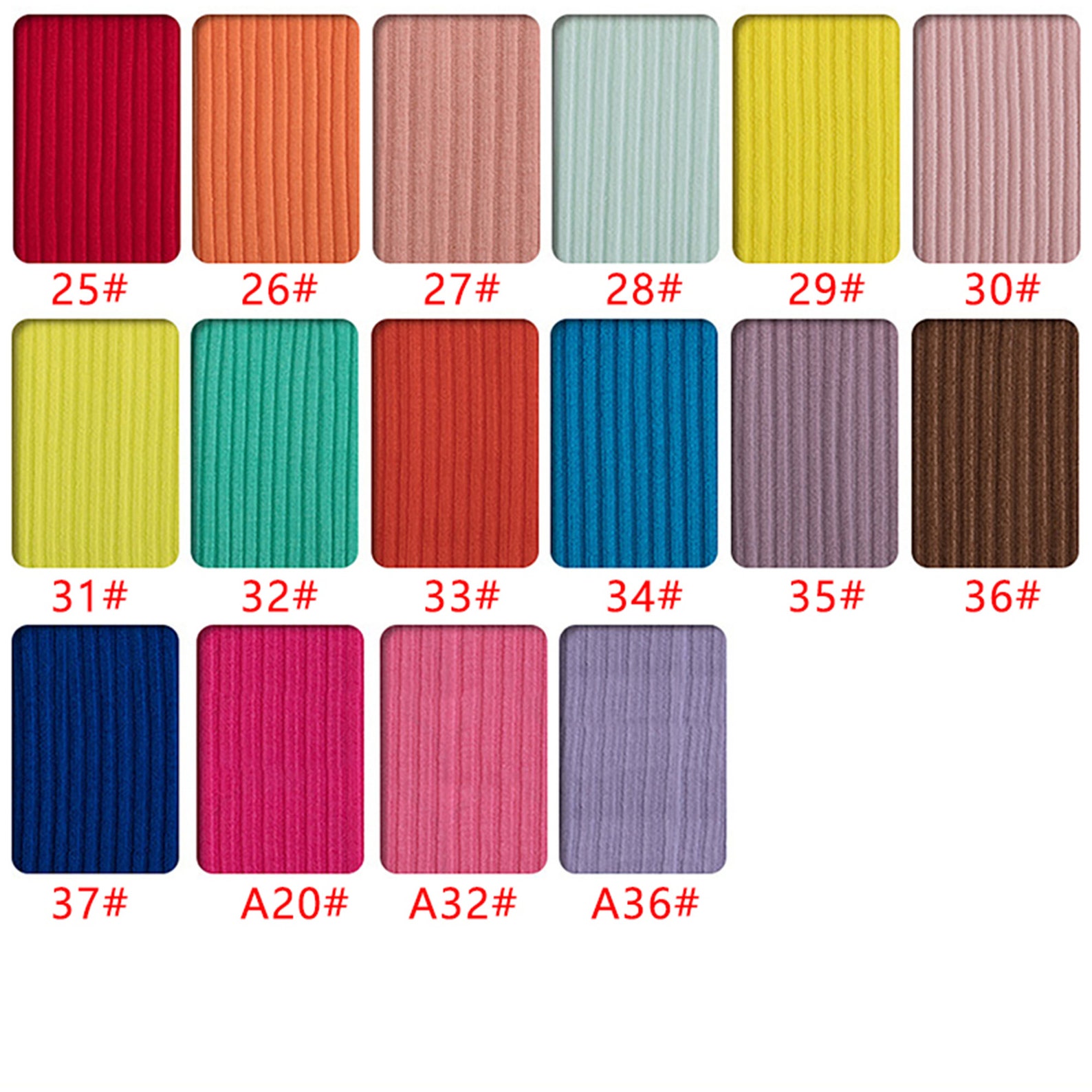 220g Cotton Spandex Elastic Ribbed Fabric Spring Summer Etsy