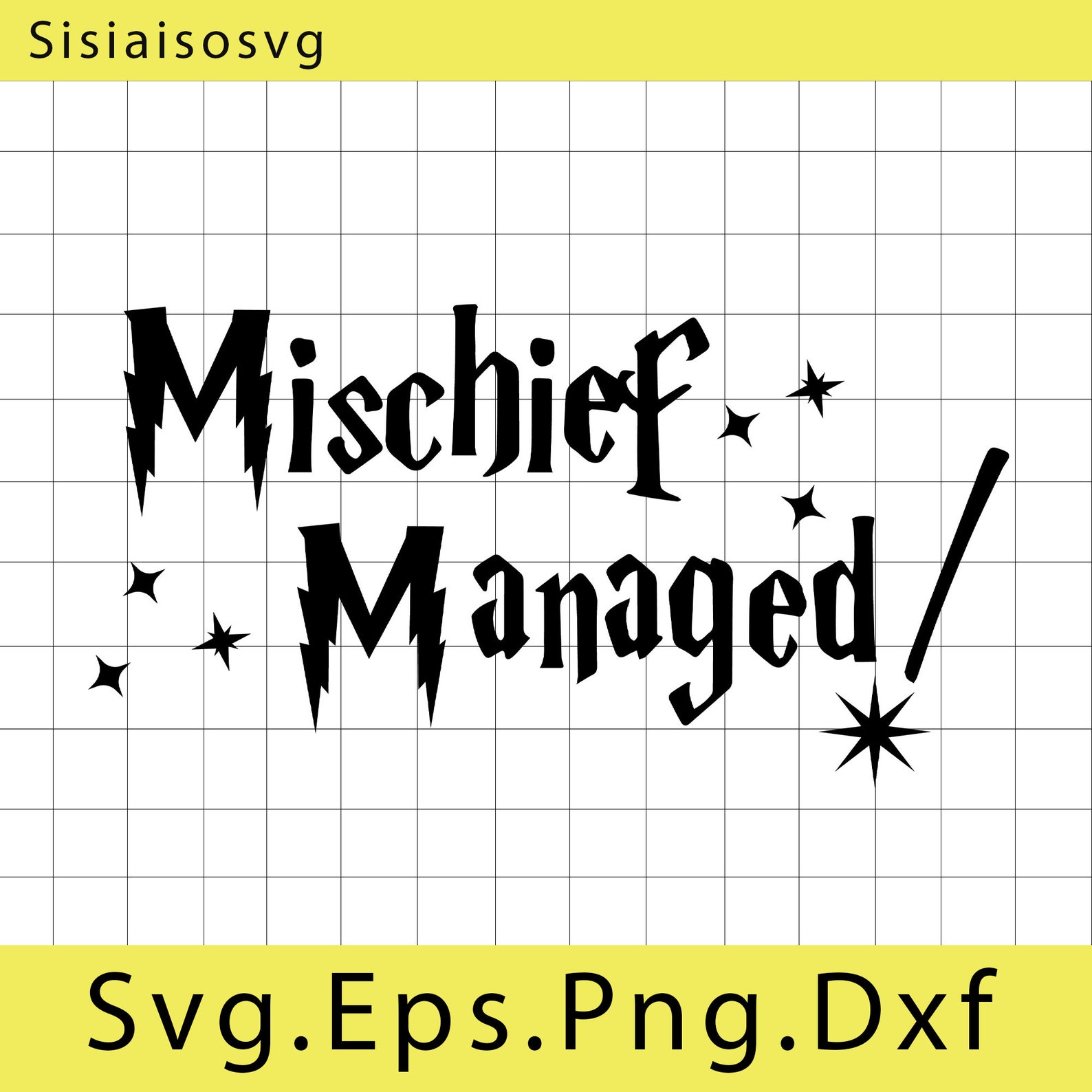 Mischief Managed Svg Magic School Svg Cricut File Clipart | Etsy