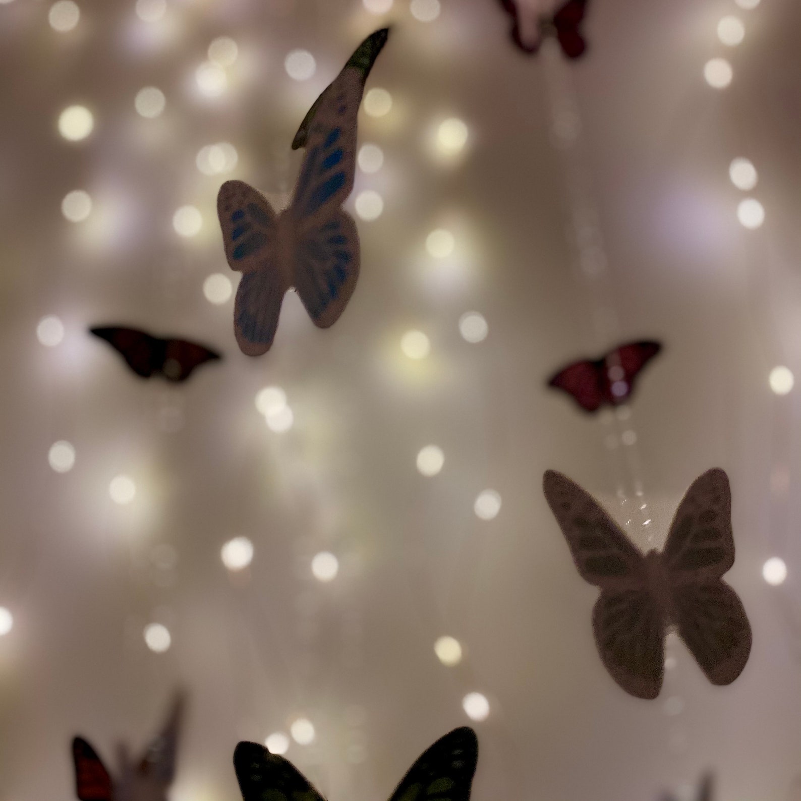 Aesthetic Hanging Butterfly Room Decor Aesthetic Teen Vsco Etsy UK