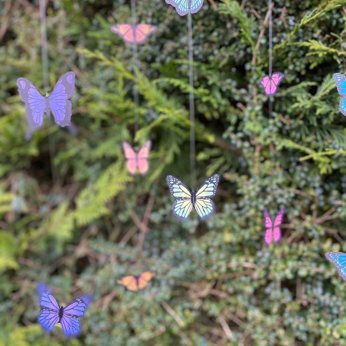 Aesthetic hanging butterfly room decor Aesthetic teen vsco Etsy