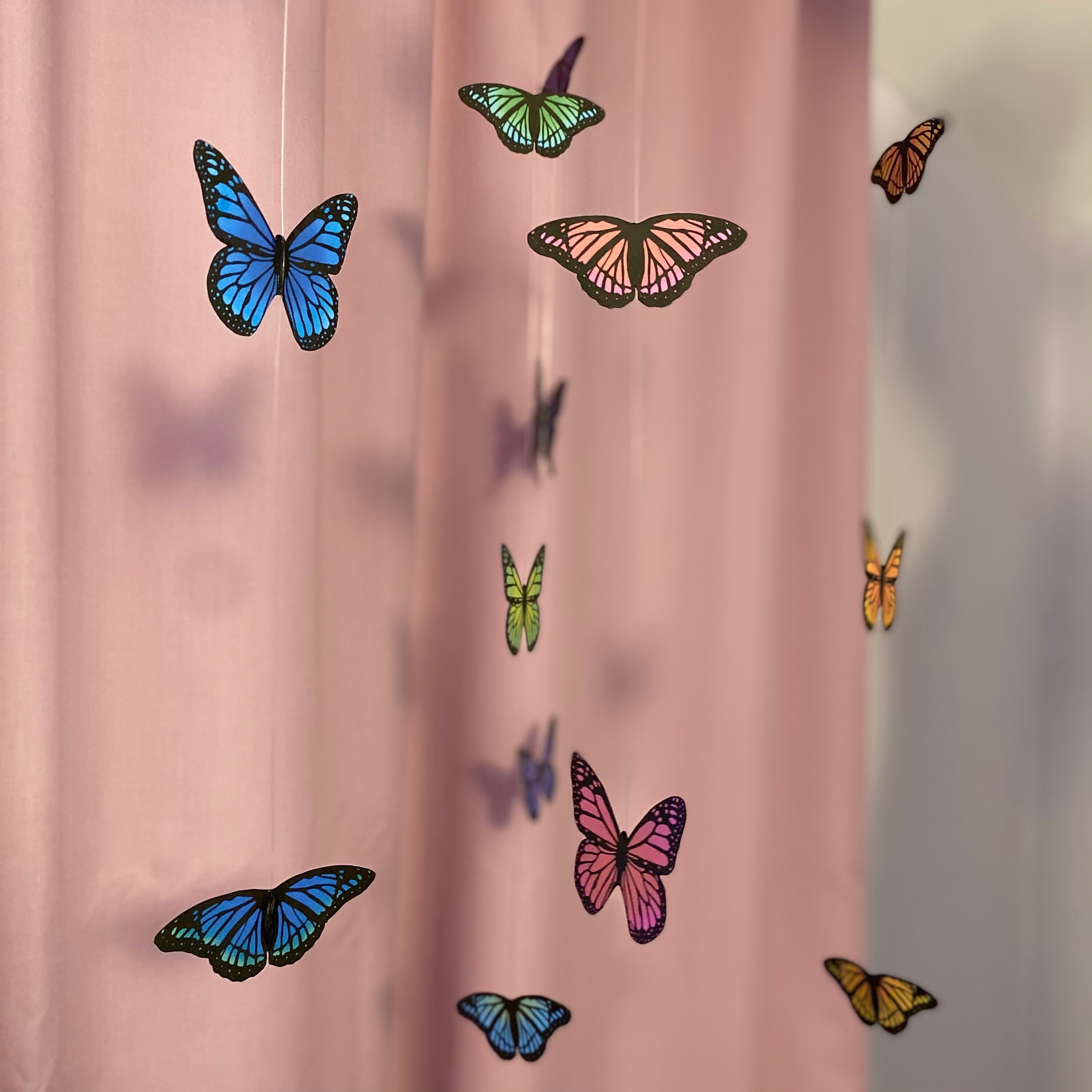 Aesthetic Hanging Butterfly Room Decor Aesthetic Teen Vsco Etsy UK