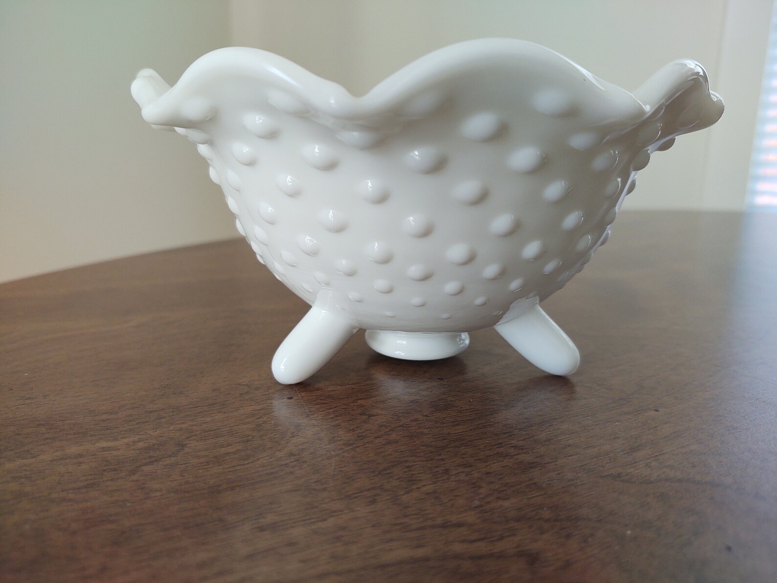 Milk Glass Candy Dish Bowl Etsy