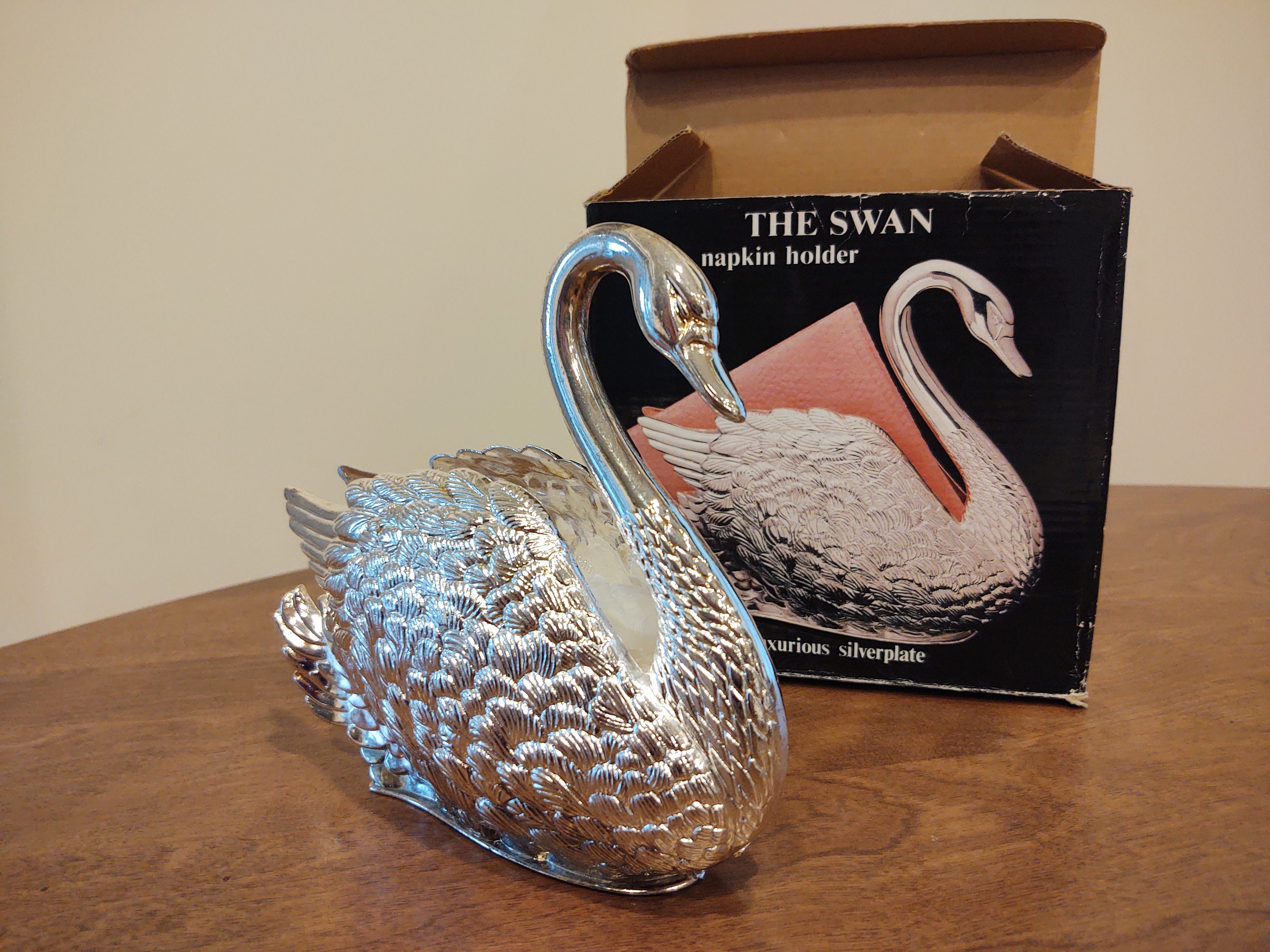 Swan Napkin Holder Etsy