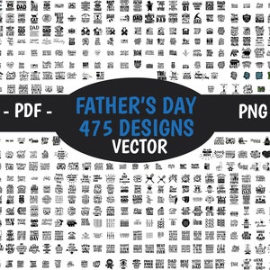 Huge Father's day svg - 475 Designs Father's day Bundle #9 Father's day pack - Father's day mega pack - Father's day cut file - Vectors