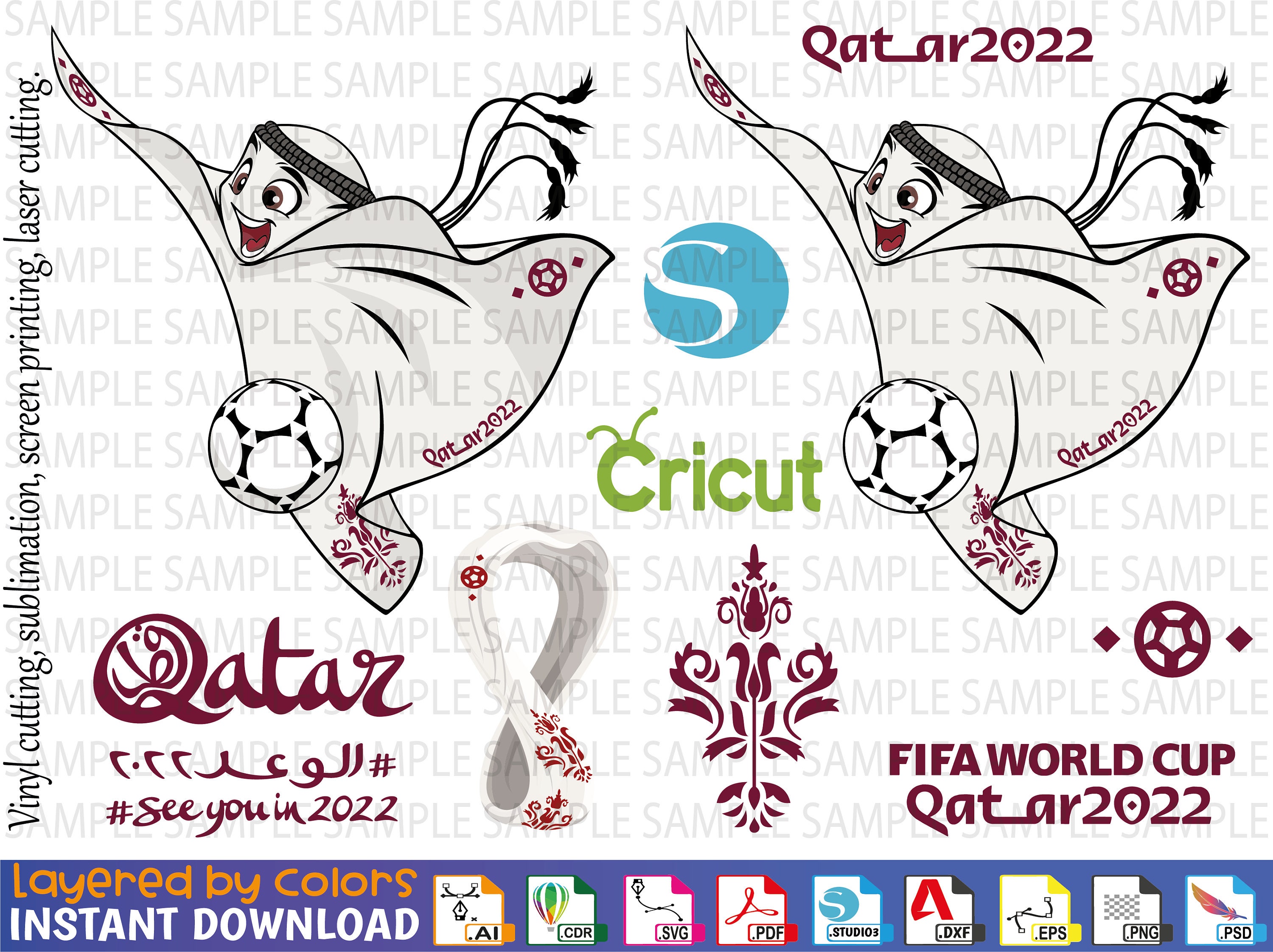 FIFA World Cup Qatar 2022 Logo PNG vector in SVG, PDF, AI, CDR format