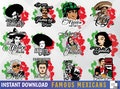 Characters Mexicanos \/ Idolos mexicanos - Mexican Characters - Sublimation - Paint Style (Watch the sample pictures) - Amor a la mexicana