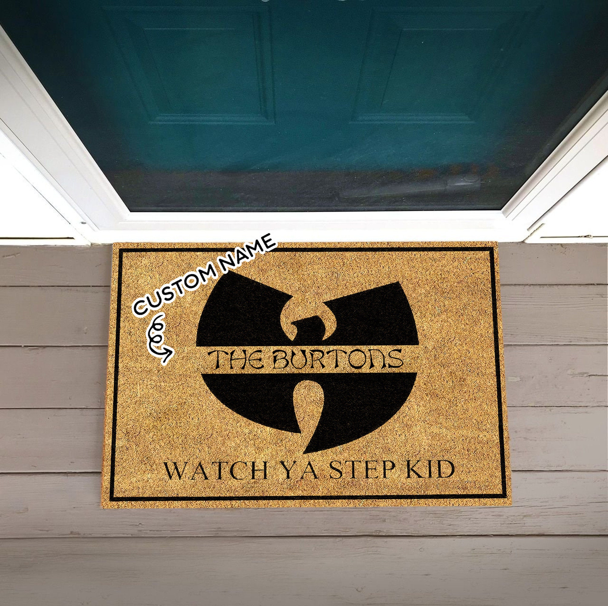 Watch Ya Step Kid Doormat Personalized Doormat Wu Tang Etsy