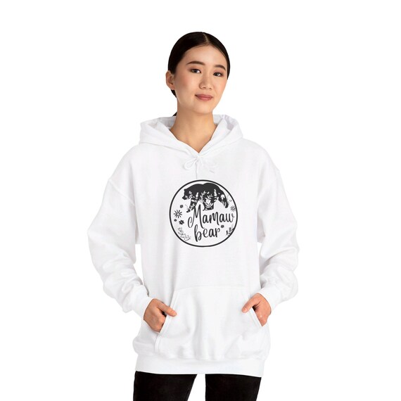Mamaw Bear Hoodie by Sparkle Flower Indy Unisex Heavy Blend Hooded Sweatshirt Etsy