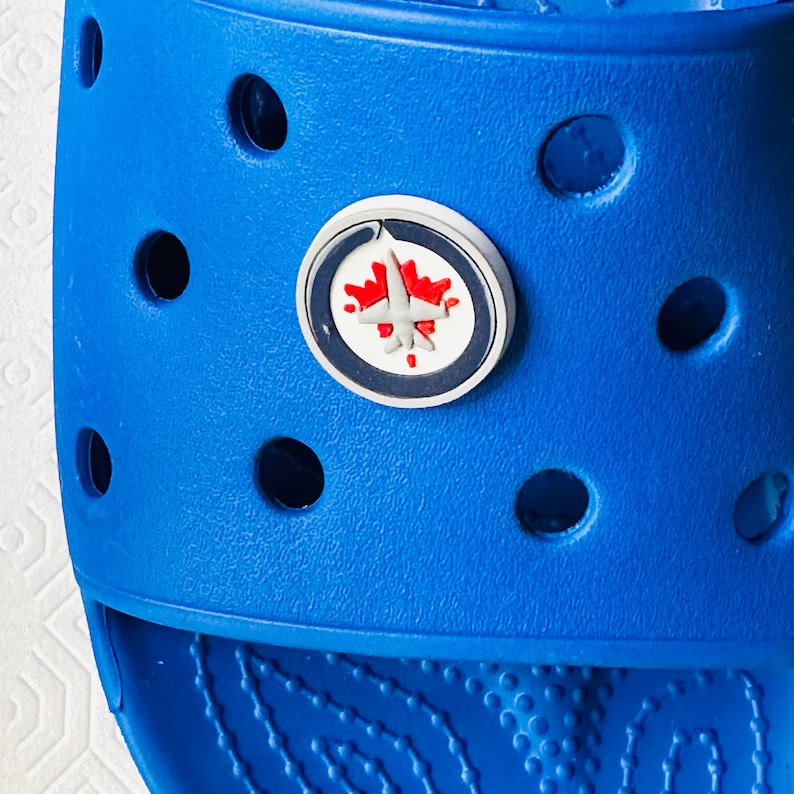 Charm croco hockey Charm crocodile sportif Charm pour chaussure des équipes de hockey du Canada image 2