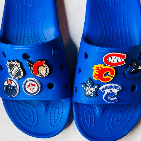 Hockey Croc Charm | Sports Croc Charm | Canada Hockey Teams Shoe Charm