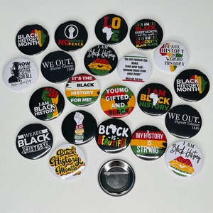 Black History Pinback Button |Juneteenth Badge| Melanin Culture Bundle