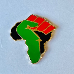 Clenched Fist Hard enamel pin| Resist Fist Lapel Pin | Fight the Power | BLM Juneteenth Pin