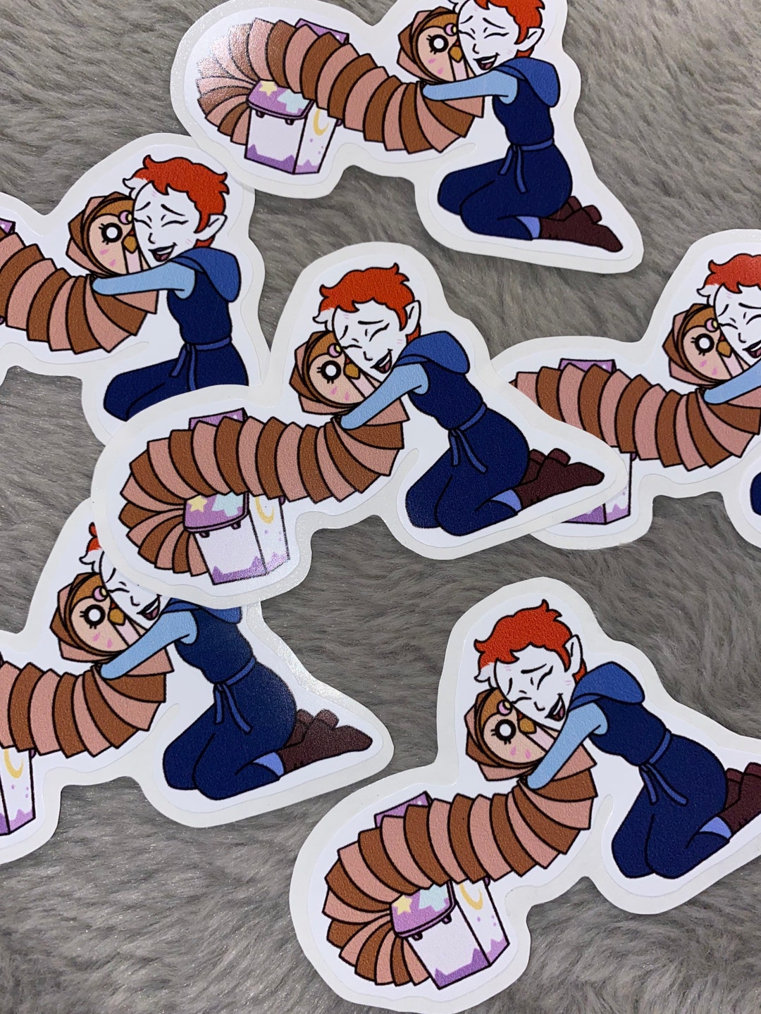 Lilith Firehawk Sticker Lilith Clawthorne and Hooty Sticker - Lulu and Hootsifer - Vinyl ...