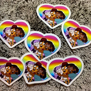 Hi, I’m Bi - Lumity vinyl sticker - Amity Blight - Luz Noceda - Camila Noceda - the owl house - season 3 - Thanks to Them - car decal - Toh