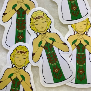 Sticker Princess Zelda - sticker Legend of Zelda - Tears of the Kingdom - TOTK - vinylsticker - sticker