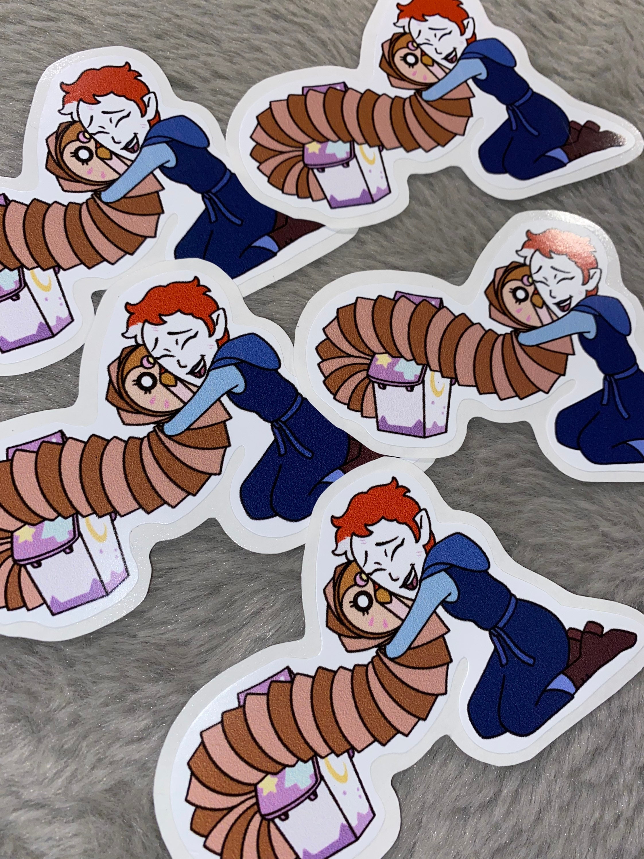 Lilith Firehawk Sticker Lilith Clawthorne and Hooty Sticker - Lulu and Hootsifer - Vinyl ...