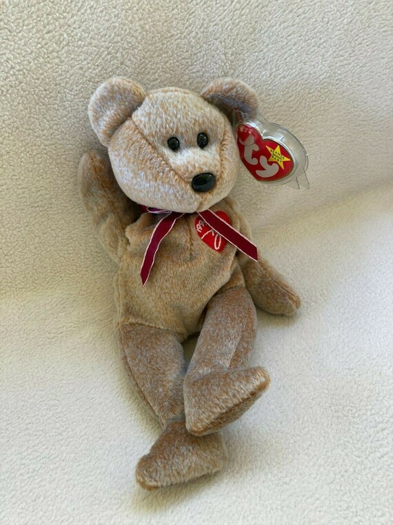 1999 signature bear beanie baby cheap without tag