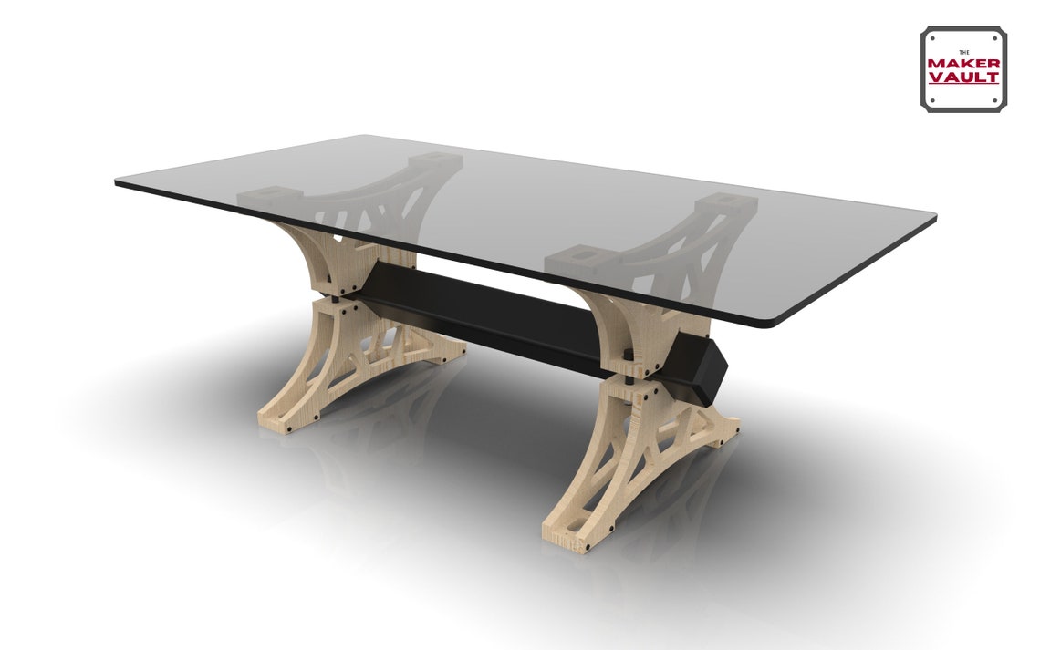 CNC Router Files for Wooden Table Legs Industrial Style. - Etsy