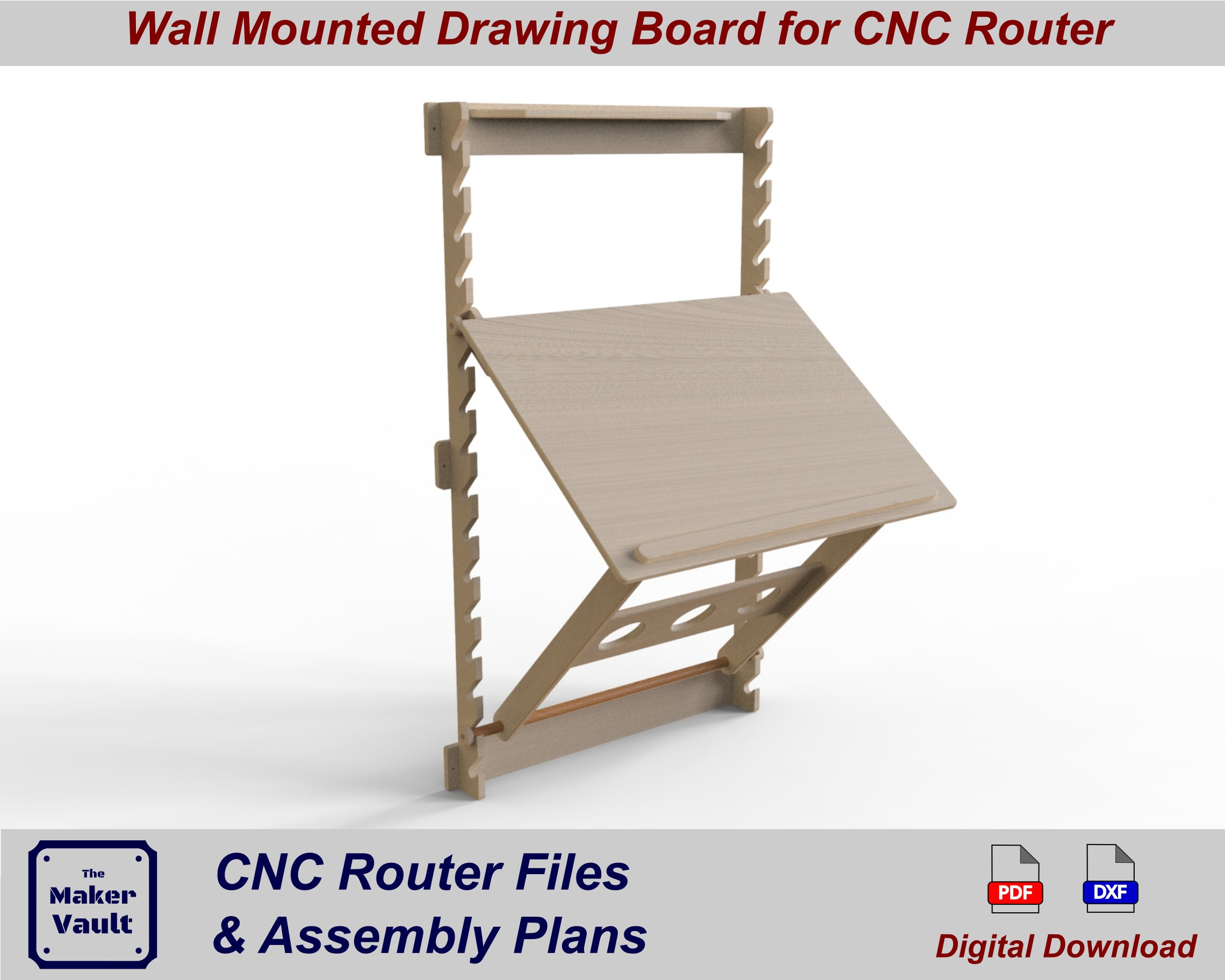 Wall mounted drafting table discount
