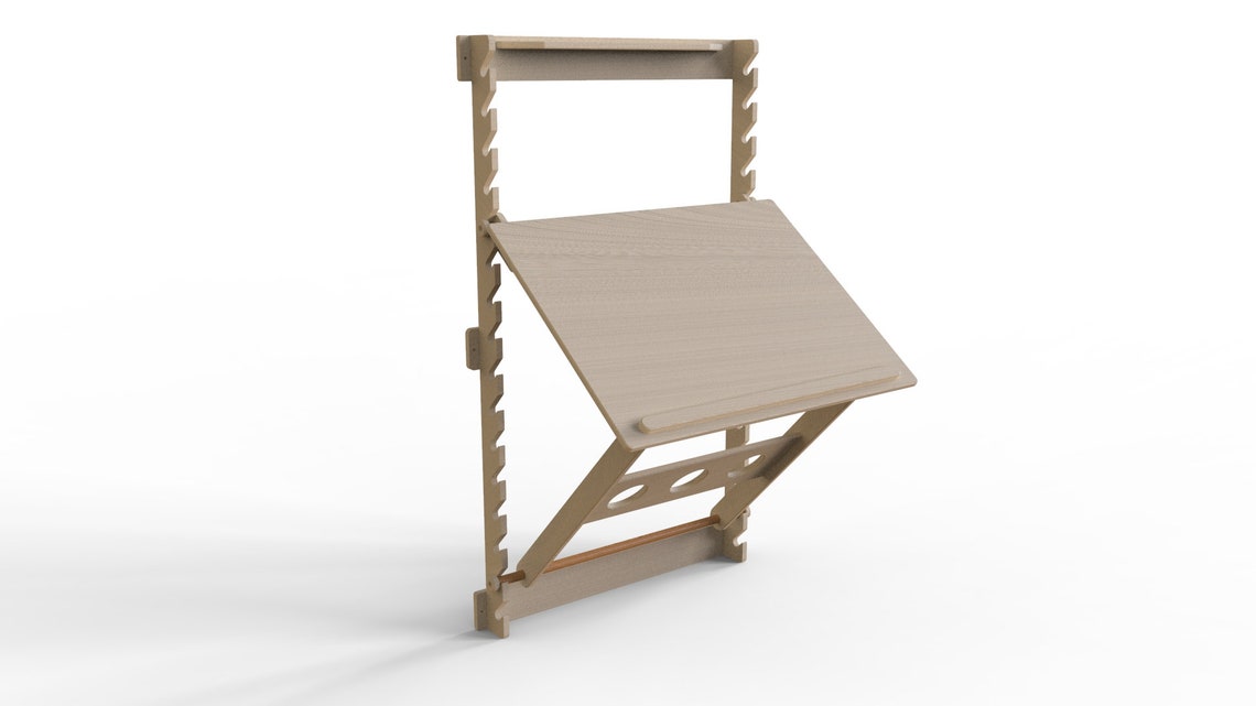 CNC Files and Plans for a Wall Mounted Drawing Board / Art Etsy