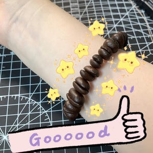 Coffee lover necklace, coffee bracelet, Coffee Bean Beads DIY kit, Gift for Father, Gift for Her