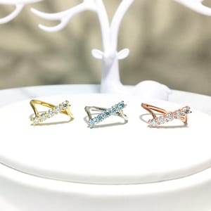 Moissanite Sterling Silver Eternity Ring: Gold Plated Minimalist Band