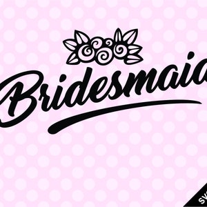 SVG & PNG - Bridesmaid