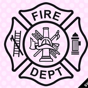 SVG & PNG - Feuerwehrmann Malteserkreuz