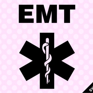 SVG & PNG - EMT with Star of Life