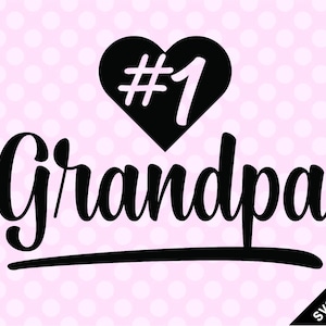 SVG & PNG - #1 Grandpa