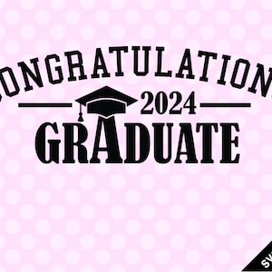 SVG en png: gefeliciteerd met je diploma 2024