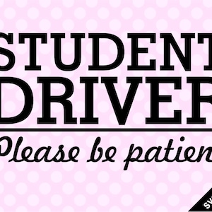 SVG & PNG - Student Driver