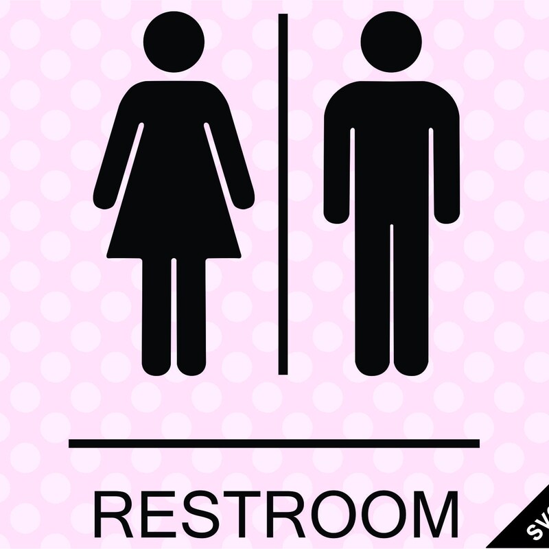 Men and Women Restroom Sign - Etsy